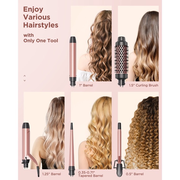 Wavytalk Black and Rose Gold Hair Styling Tool Set - Picture 7 of 11